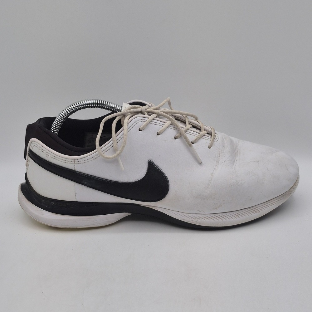 Nike Victory Golf Shoes Mens Size 10 White Black React Spiked Cleats DJ6570-100 - Picture 3 of 13